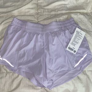 Lavender Lululemon Hotty Hot LR Short
